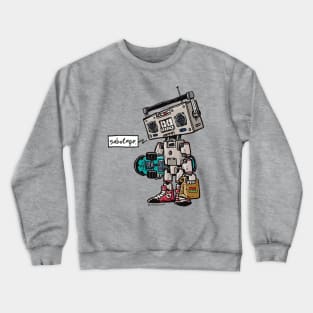 Boombox Bot 3000 Crewneck Sweatshirt